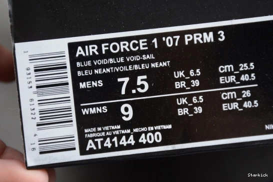 Low Premium Velour 1  AT4144-400 Air 3 Force Blue Void 0117